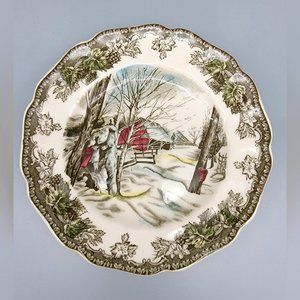 Vintage The Friendly Village Johnson Bros Plate